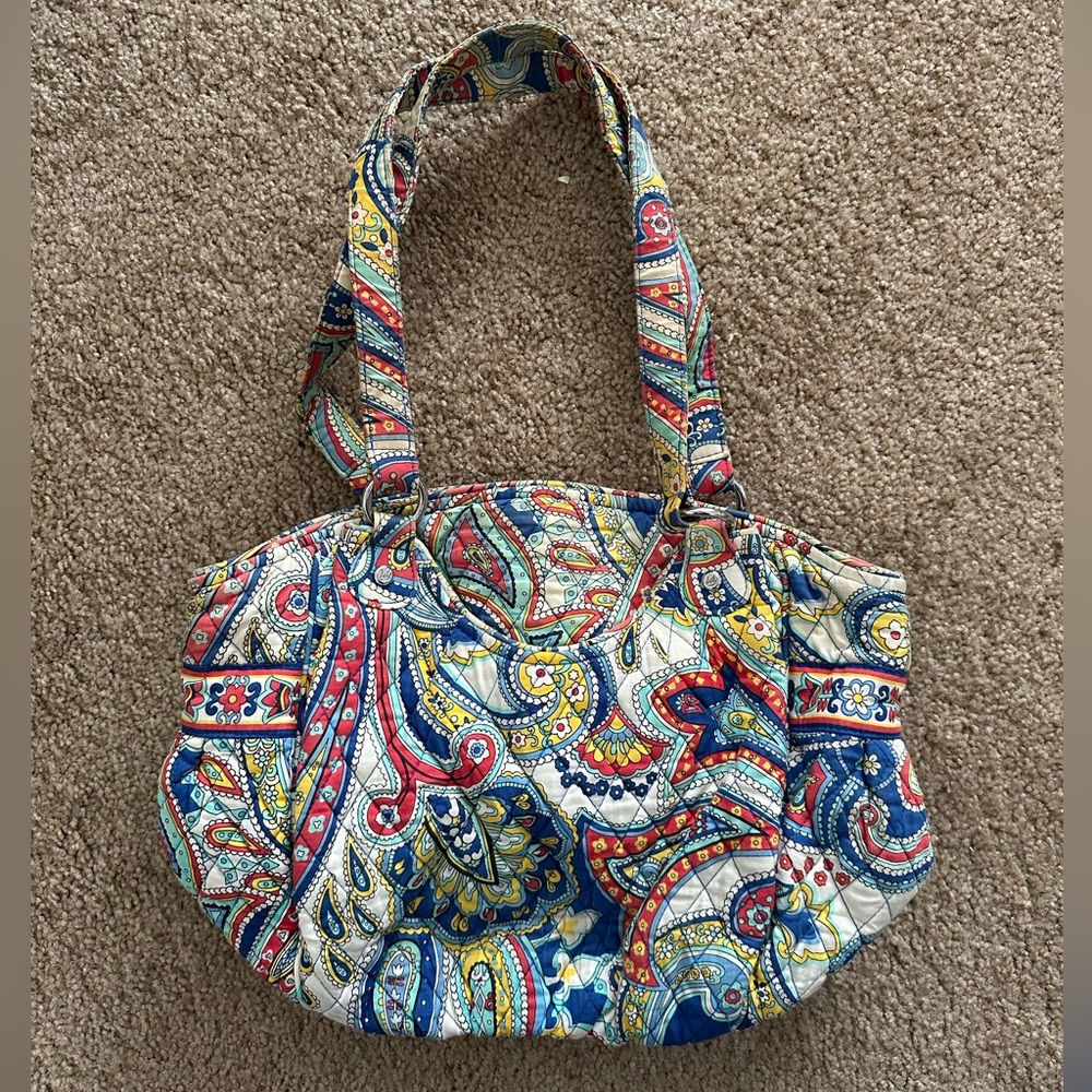 Vera Bradley Shoulder Bag in Marina Paisley